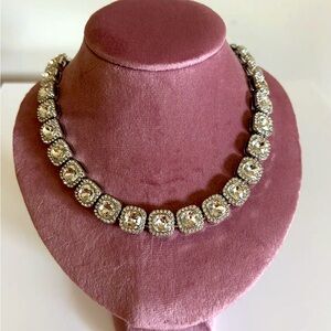 High quality Stunning simulated diamond necklace